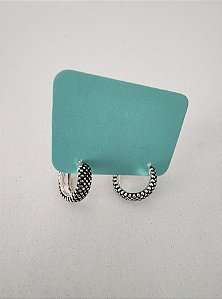 ARGOLA PEQUENA LARGA BALI PRATA 925