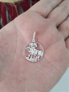 PINGENTE SÃO JORGE PRATA 925