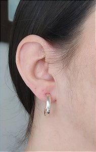 ARGOLA LISA 5 MM LARGURA PRATA 925