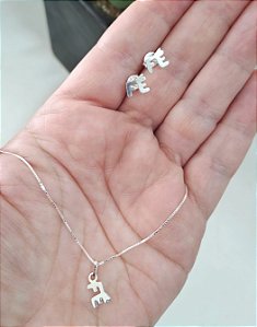 CONJUNTO DE PRATA 925 FÉ