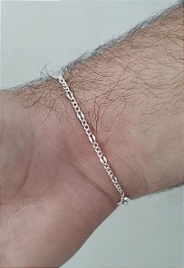 PULSEIRA MASCULINA PRATA 925