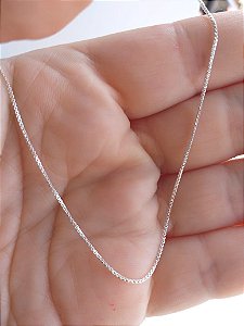CORRENTE DE PRATA 925 VENEZIANA 45 CM V15