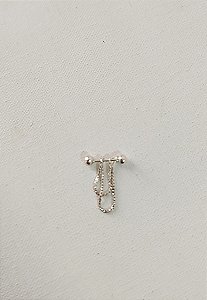 PIERCING CORRENTE EM PRATA 925