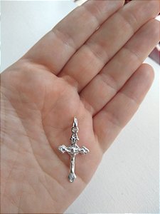 PINGENTE CRUZ CRISTO PRATA 925