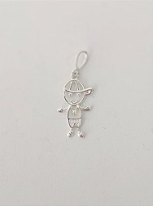 PINGENTE MENINO PRATA 925