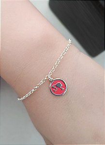 PULSEIRA DE PRATA 925 BARBIE RESINADA