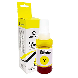TINTA REFIL GOLDENTEC AMARELO L396