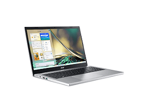 Notebook Acer A315-510P-34XC, Intel® Core™ i3–N305, Tela 15.6” Full HD, 8GB, 256GB SSD, Windows 11 Home, Prata - NX.KMDAL.001
