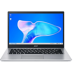 Notebook Acer A514-54-30JG, Intel® Core™ i3-1115G4, Tela 14" Full HD, 4GB, 256GB SSD, Linux, Prata - NX.AUKAL.00G