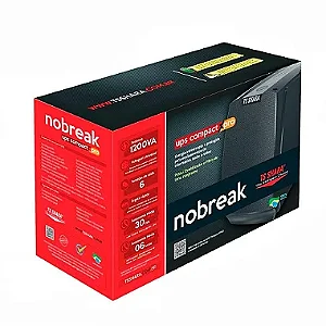 Nobreak UPS 1200 TS SHARA 1BS/1BA BIV AUTO 6T SAIDA 115V/220V