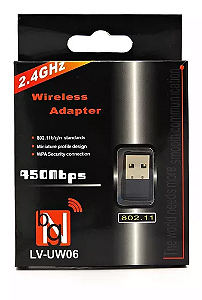 ADAPTADOR WIFI USB LV-UW06
