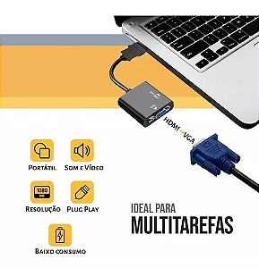 CONVERSOR HDMI X VGA