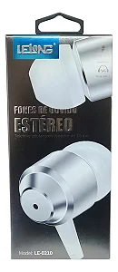 FONE DE OUVIDO ESTEREO 3.5MM LELONG