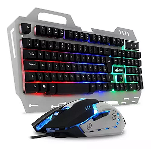 KIT TECLADO + MOUSE GAMER KNUP