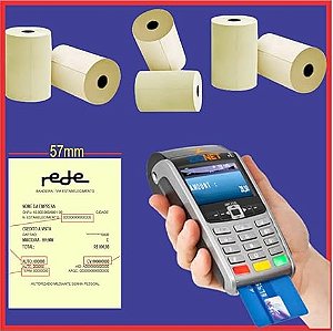 Bobina p/ Mini Impressora 57mm x 15m 58mm