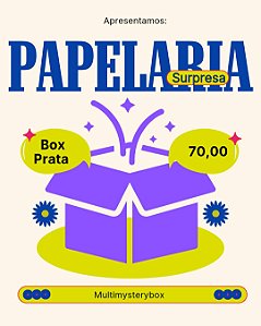 Box Papelaria Surpresa - Prata