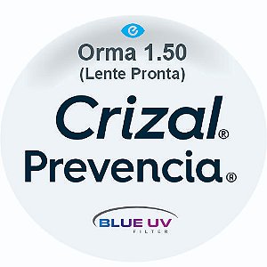 Orma Crizal Prevencia Blue UV (pronta entrega)
