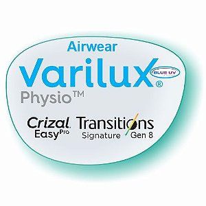 Varilux Physio Airwear Blue Uv Transitions Crizal Easy Pro