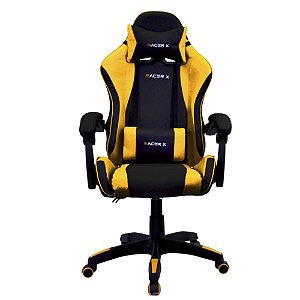 Cadeira Gamer Racer X Comfort Amarela