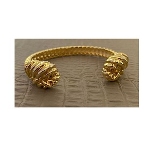 Bracelete Dourado Banho Ouro 18k.
