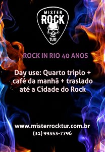 Day use quarto triplo - Rock in Rio 2024