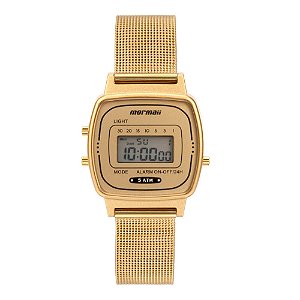 Relógio Mormaii Feminino Vintage Dourado - MO13722C/7D