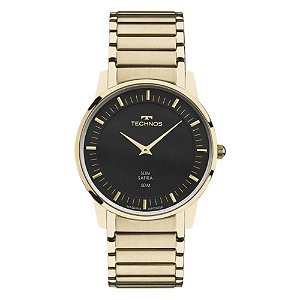 Relógio Technos Masculino Slim Dourado - GL22AA/1P