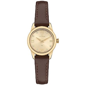 Relógio Technos Feminino Mini Dourado - 2025LUU/1D