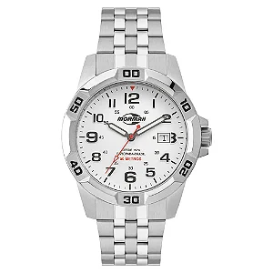 Relógio Mormaii Masculino Steel Basic Prata - MO2317AD/1B