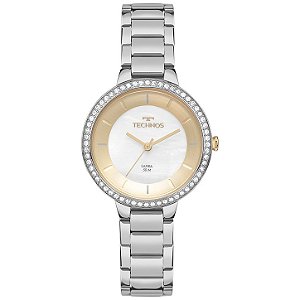 Relógio Technos Feminino Slim Prata - VJ21AD/1D