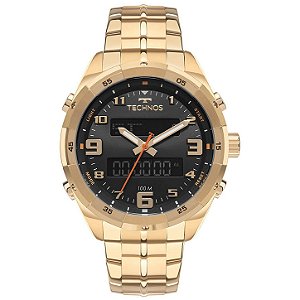 Relógio Technos Masculino Ts Digitech Dourado - BJK725AA/1P