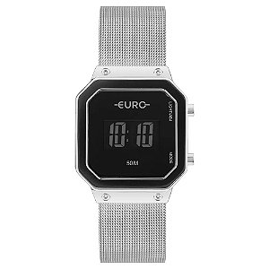 Relógio Euro Feminino Ff Glam Prata - EUJ8583AB/4K