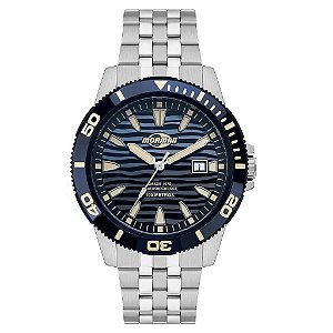 Relógio Mormaii Masculino Steel Basic Prata - MO2317AR/1A