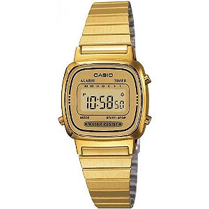 Relógio Casio Feminino Vintage LA670WGA-9DF