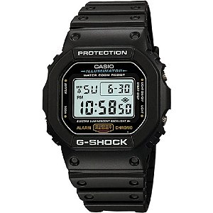 RELÓGIO CASIO MASCULINO G-SHOCK DW-5600E-1VDF