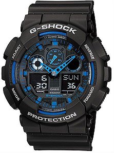 RELÓGIO CASIO MASCULINO G-SHOCK GA-100-1A2DR