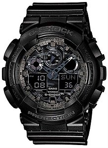 RELÓGIO CASIO MASCULINO G-SHOCK GA-100CF-1ADR