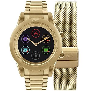 Relógio Smartwatch Technos Connect Duo Feminino P01AC/4P - Troca Pulseira