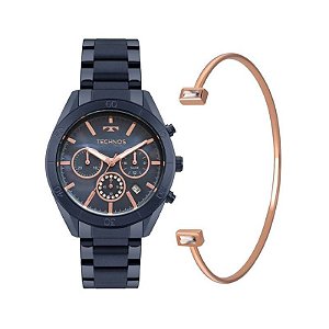 kit Relógio Technos Feminino Ladies JS25BX/K4A + pulsiera