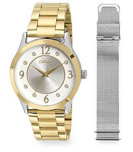 Relógio Condor Feminino CO2036KTU/T5K Troca Pulseira