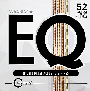 Jogo de cordas Cleartone EQ 011 Violão Aço