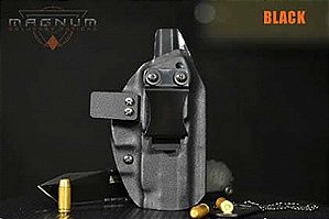 Coldre Magnum Velado Interno Iwb em KYDEX - GLOCK G17, G20, G21, G22, G31, G37