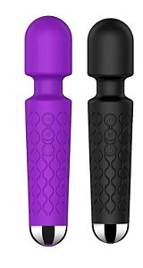 Vibrador Varinha Mágica com 20 Modos de Vibração e 8 Níveis de Velocidade