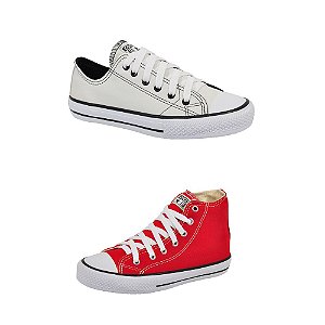 tenis vans botinha vermelho
