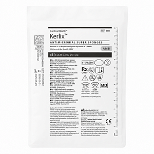 Compressa de Gaze Antimicrobiana Kerlix AMD 15x17cm com 5 Unidades