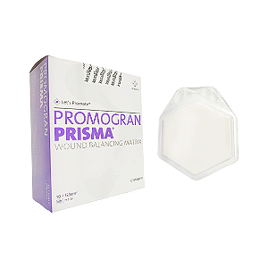 Curativo Promogran Prisma, com Colágeno e Celulose Antimicrobiano, 28cm e 123cm, Systagenix - Unidade