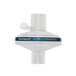 Filtro Bacteriano e Vitral Eletrostático Youshield VT 150-1500ml, Sem Traqueia, Scav medical - Unidade