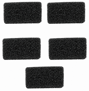 Kit com 5 Filtros de Espuma para CPAP e BiPAP Philips Respironics M Series e System One