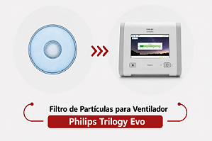Filtro de Partículas para Ventilador Philips Trilogy Evo