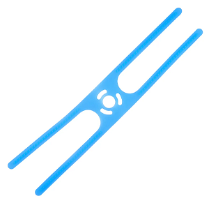 Presilha De Silicone 4 Pontas Fixador Para Mascara Garra